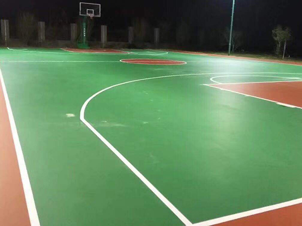塑胶篮球场施工